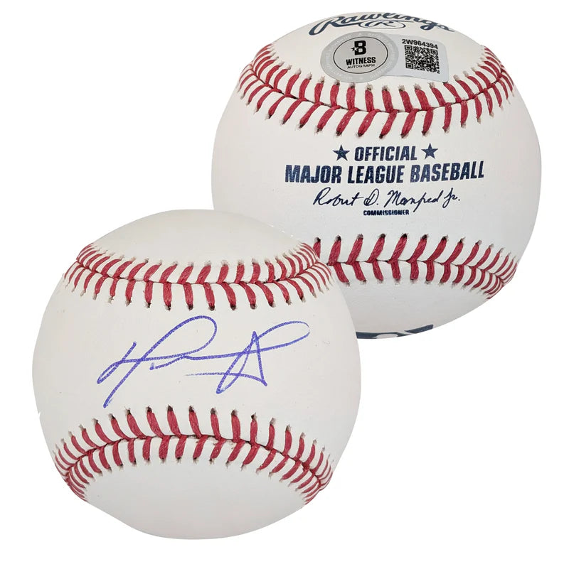 David Ortiz Signed Major League Baseball with Beckett Witness
